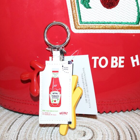 NWT Heinz X Kate Spade New York Large Tote and Key Fob STUNNING! - Picture 10 of 15